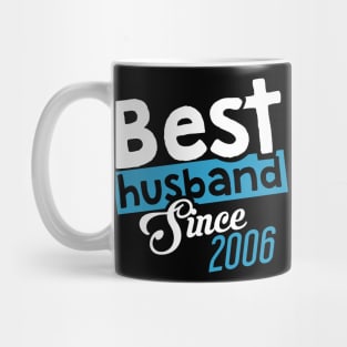 'Best Husband Since 2006' Sweet Wedding Anniversary Gift Mug